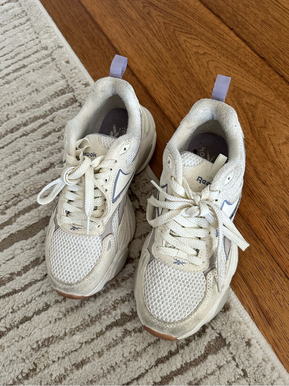 Reebok Charge White with Lavender Accent